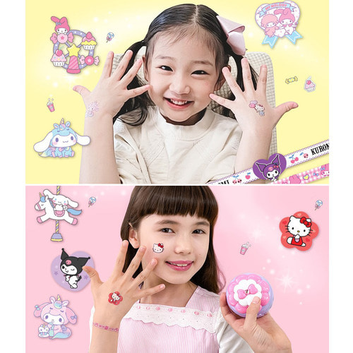 38000 산리오 어린이 타투 스티커 산리오캐릭터즈 타투디자인